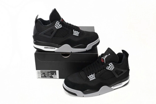 MaikeSneakers Black 4 Jordan DH7138-006 Canvas Air 0712